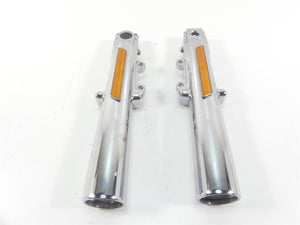 2009 Harley FLHTCU SE4 CVO E-Glide Chrome Front Fork Lower Tube Set 45500169
