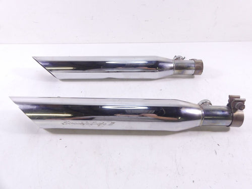 2002 Harley FLSTCI Softail Heritage Screamin Eagle II 2 Muffler Pipe Set 80448-F | Mototech271