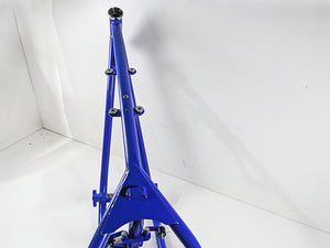 2008 Ultima Motorcycles Fat Bastard Straight Blue Main Frame Swingarm Set With Manufacturers Statement Of Origin