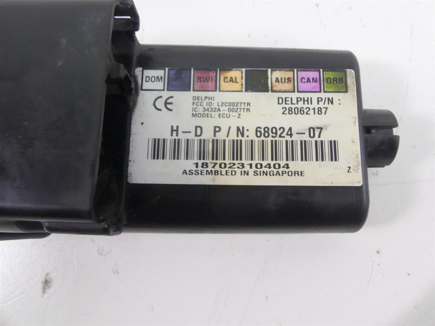 2011 Harley Touring FLTRU Road Glide Tssm Turn Signal Security Module 68924-07 {{ shop.shopifyCountryName }} - Mototech271