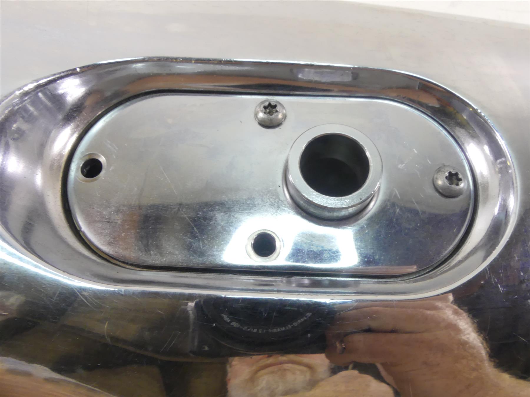 1995 Harley Dyna FXDL Low Rider Outer Primary Drive Clutch Cover 60506-96 {{ shop.shopifyCountryName }} - Mototech271