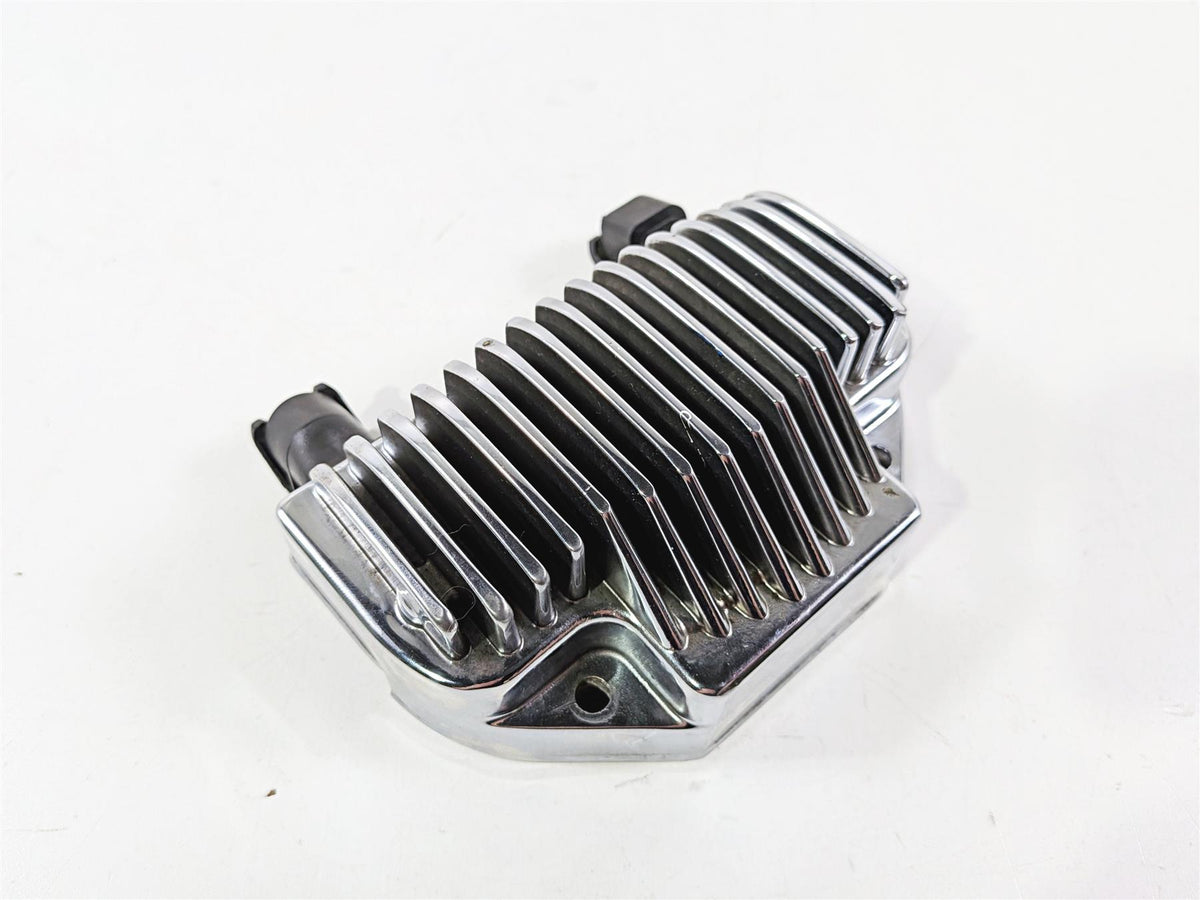 2008 Harley FXDSE CVO Dyna OEM Chrome Rectifier Voltage Regulator 74561-08A-Mototech271