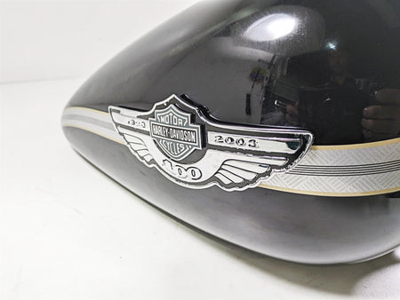 2003 Harley FLSTC Softail Heritage 100th Fuel Gas Petrol Tank 62180-00D {{ shop.shopifyCountryName }} - Mototech271