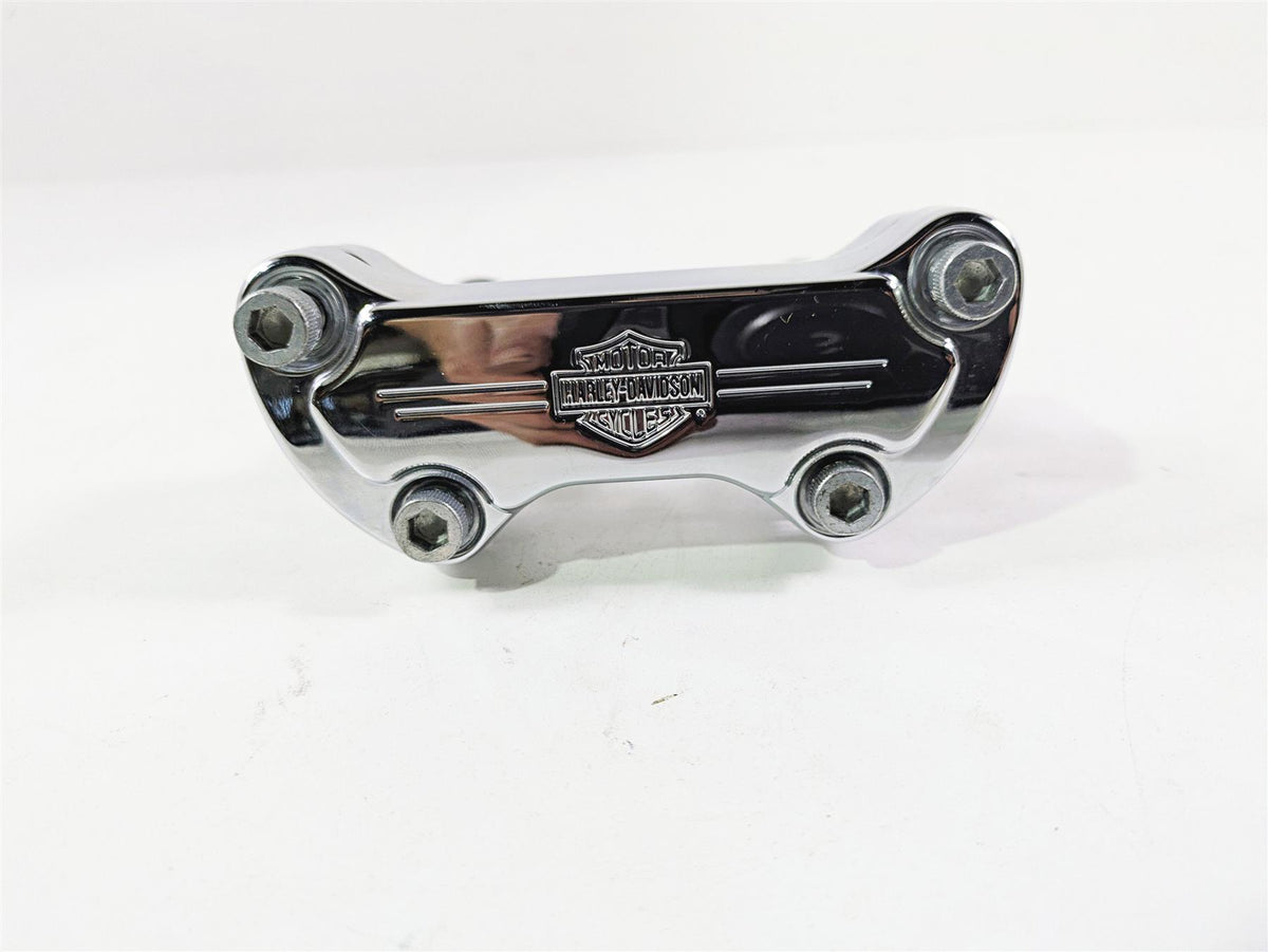 2004 Harley Softail FXSTDI Deuce Chrome Short Handlebar Riser Holder Set {{ shop.shopifyCountryName }} - Mototech271