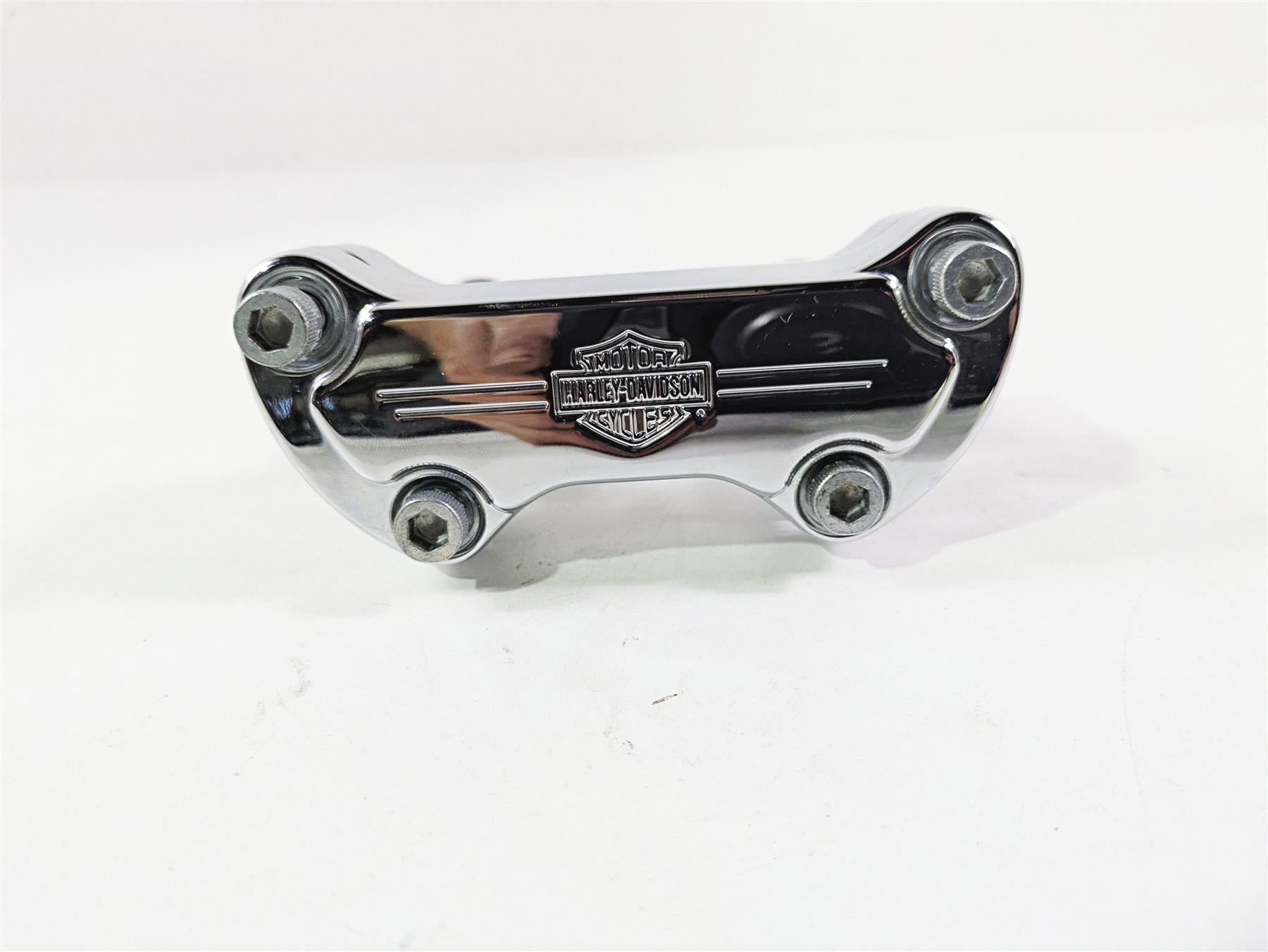 2004 Harley Softail FXSTDI Deuce Chrome Short Handlebar Riser Holder Set {{ shop.shopifyCountryName }} - Mototech271