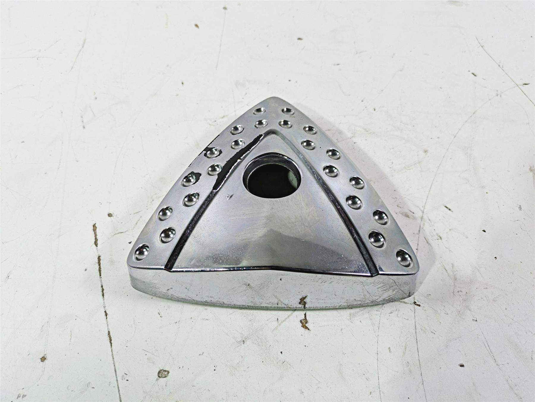 2004 Victory Kingpin Left Triangle Engine Ignition Side Cover 5245659 {{ shop.shopifyCountryName }} - Mototech271