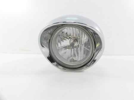 2007 Honda VTX1800 T1 Headlight Head Light & Chrome Housing Set 33120-MEA-671 {{ shop.shopifyCountryName }} - Mototech271