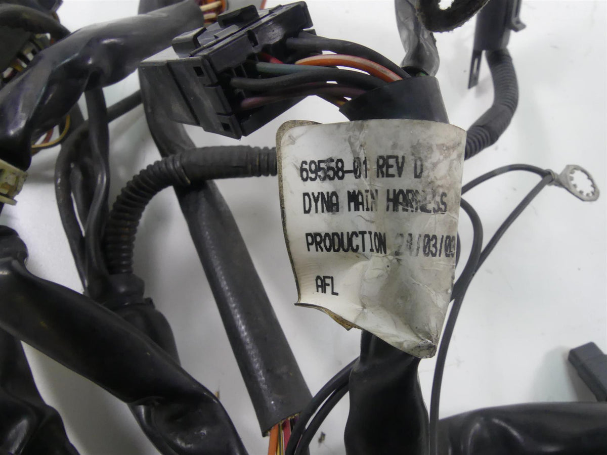 2003 Harley Dyna 100TH FXDL Low Rider Main Wiring Harness Loom - Read 69558-01 {{ shop.shopifyCountryName }} - Mototech271