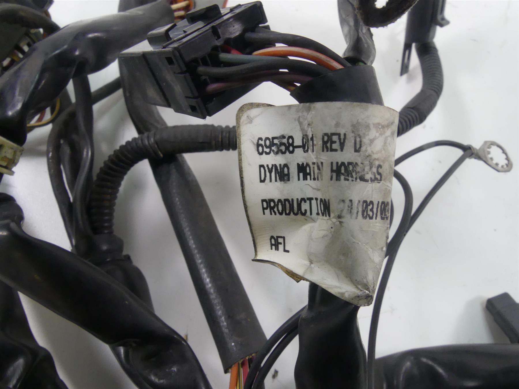 2003 Harley Dyna 100TH FXDL Low Rider Main Wiring Harness Loom - Read 69558-01 {{ shop.shopifyCountryName }} - Mototech271