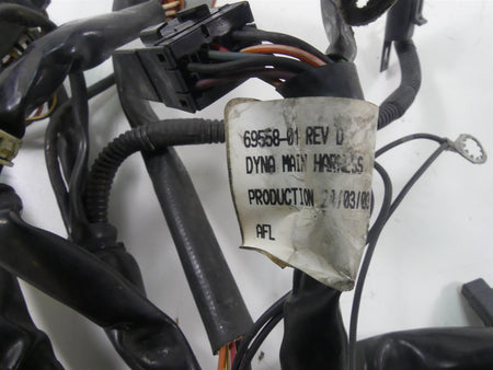 2003 Harley Dyna 100TH FXDL Low Rider Main Wiring Harness Loom - Read 69558-01 {{ shop.shopifyCountryName }} - Mototech271