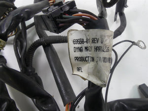 2003 Harley Dyna 100TH FXDL Low Rider Main Wiring Harness Loom - Read 69558-01