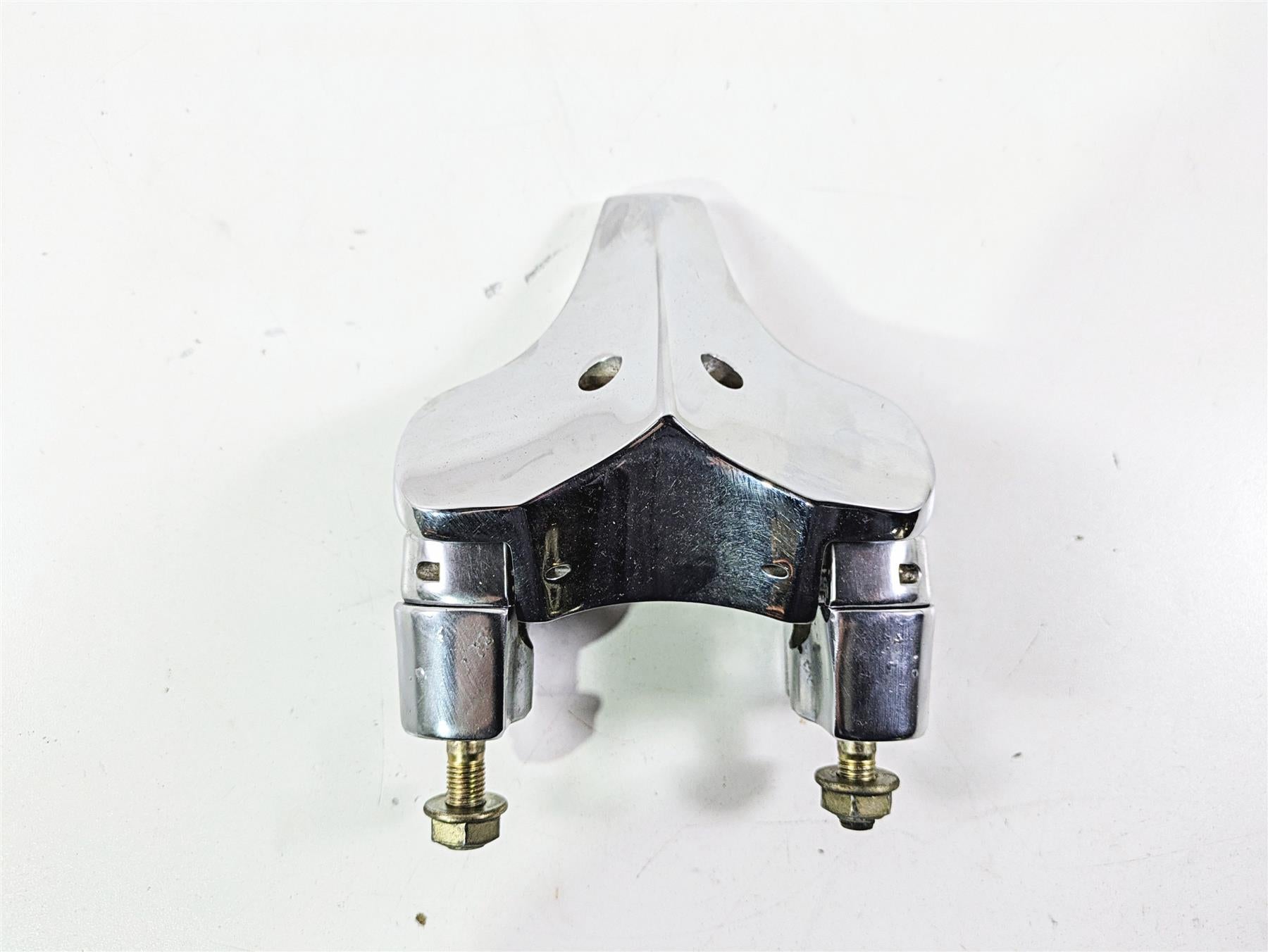 2006 Triumph Rocket 3 Handlebar Holder Riser Chrome Clamp T2045674 {{ shop.shopifyCountryName }} - Mototech271