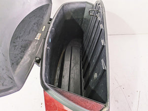 2012 Victory Cross Country Left Saddlebag Saddle Bag Sunset Red 5438372 | Mototech271