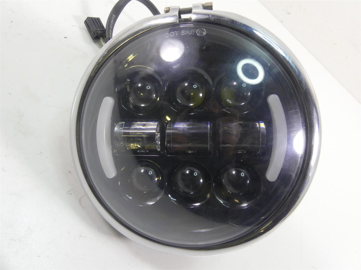 2003 Harley Dyna 100TH FXDL Low Rider Led Headlight Head Light & Bucket 67672-96 {{ shop.shopifyCountryName }} - Mototech271