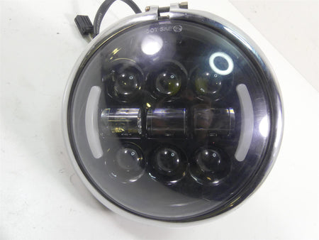2003 Harley Dyna 100TH FXDL Low Rider Led Headlight Head Light & Bucket 67672-96 {{ shop.shopifyCountryName }} - Mototech271