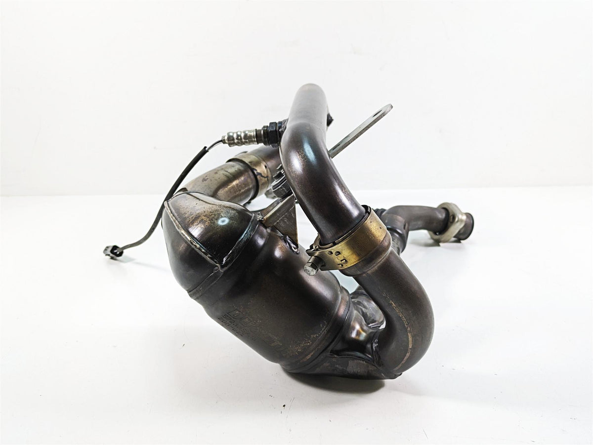 2011 Ducati Hypermotard 1100 Evo SP Stock Exhaust Header& Mid Pipe 57221571B {{ shop.shopifyCountryName }} - Mototech271