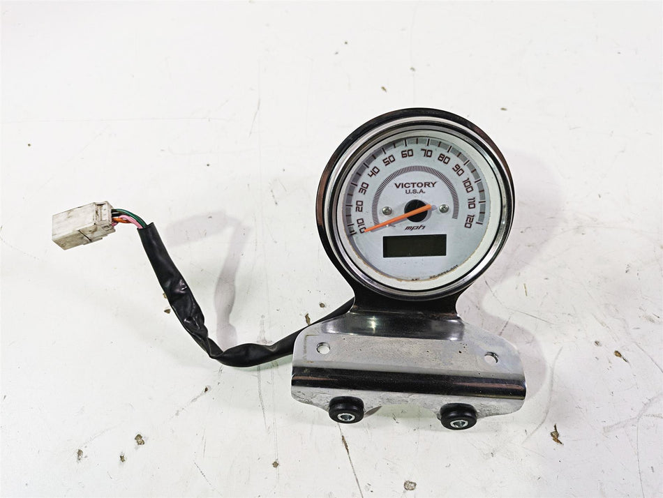 2004 Victory Kingpin Speedometer Gauge Instrument & Mount 35k 3280405 5246295 {{ shop.shopifyCountryName }} - Mototech271