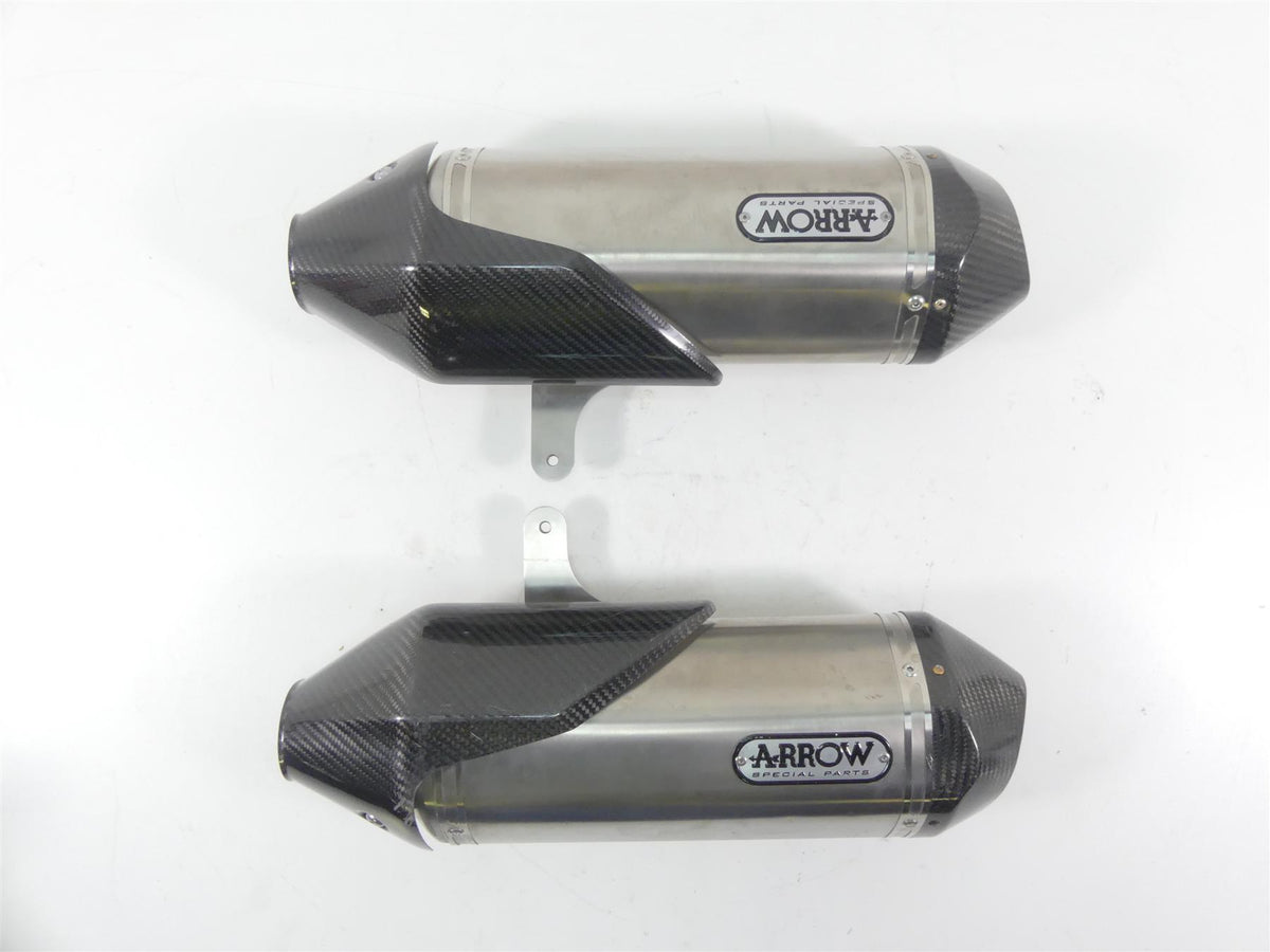 2020 Triumph Speed Triple RS 1050 Arrow Exhaust Slip On Pipe Mufflers T2203346 {{ shop.shopifyCountryName }} - Mototech271