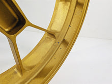 Load image into Gallery viewer, 2008 Aprilia RSVR 1000 Factory Front Wheel Rim 17x3.5 Gold Evo Forged 853375
