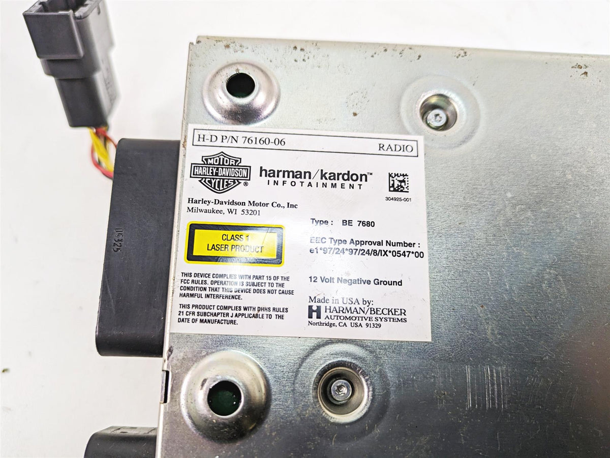 2006 Harley Touring FLHTCUI Electra Glide Radio Stereo Player Cb Module 76160-06 {{ shop.shopifyCountryName }} - Mototech271
