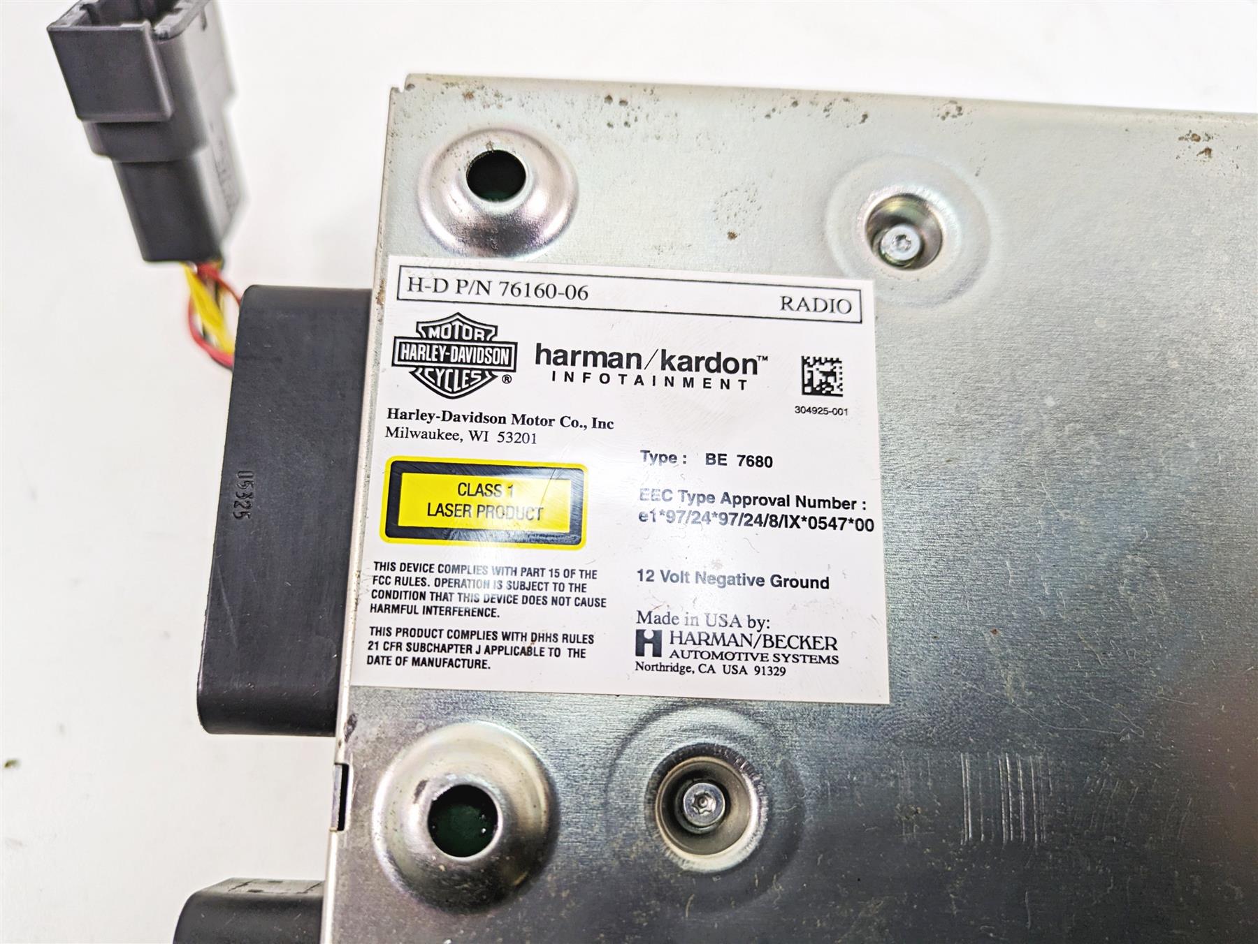 2006 Harley Touring FLHTCUI Electra Glide Radio Stereo Player Cb Module 76160-06 {{ shop.shopifyCountryName }} - Mototech271