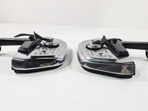 1999 Harley Touring FLHTCUI E-Glide Rear Passenger Floor Board Set 52719-93B