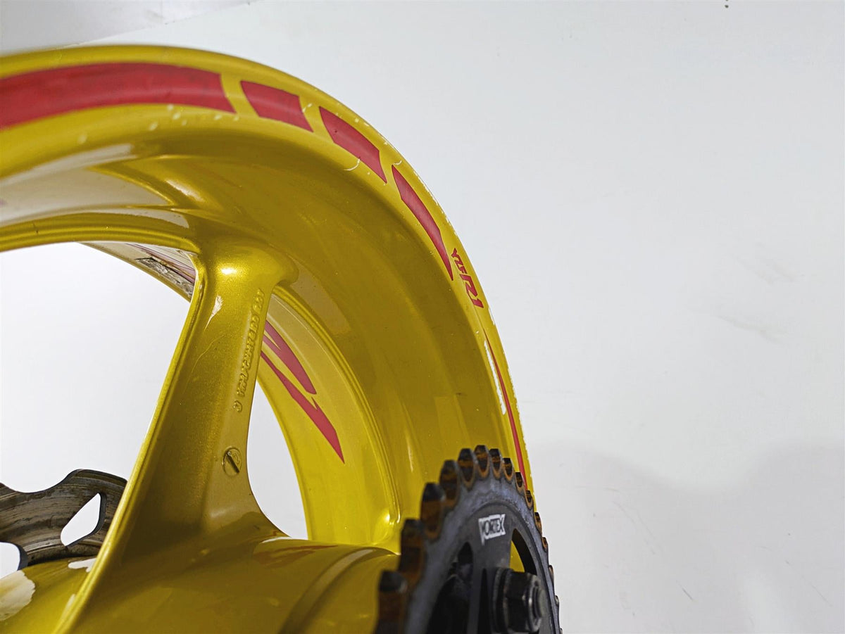 2005 Yamaha YZFR1 YZF R1 Rear Wheel Rim 17x6 .6mm Runout 5VY-25338-00-98 {{ shop.shopifyCountryName }} - Mototech271