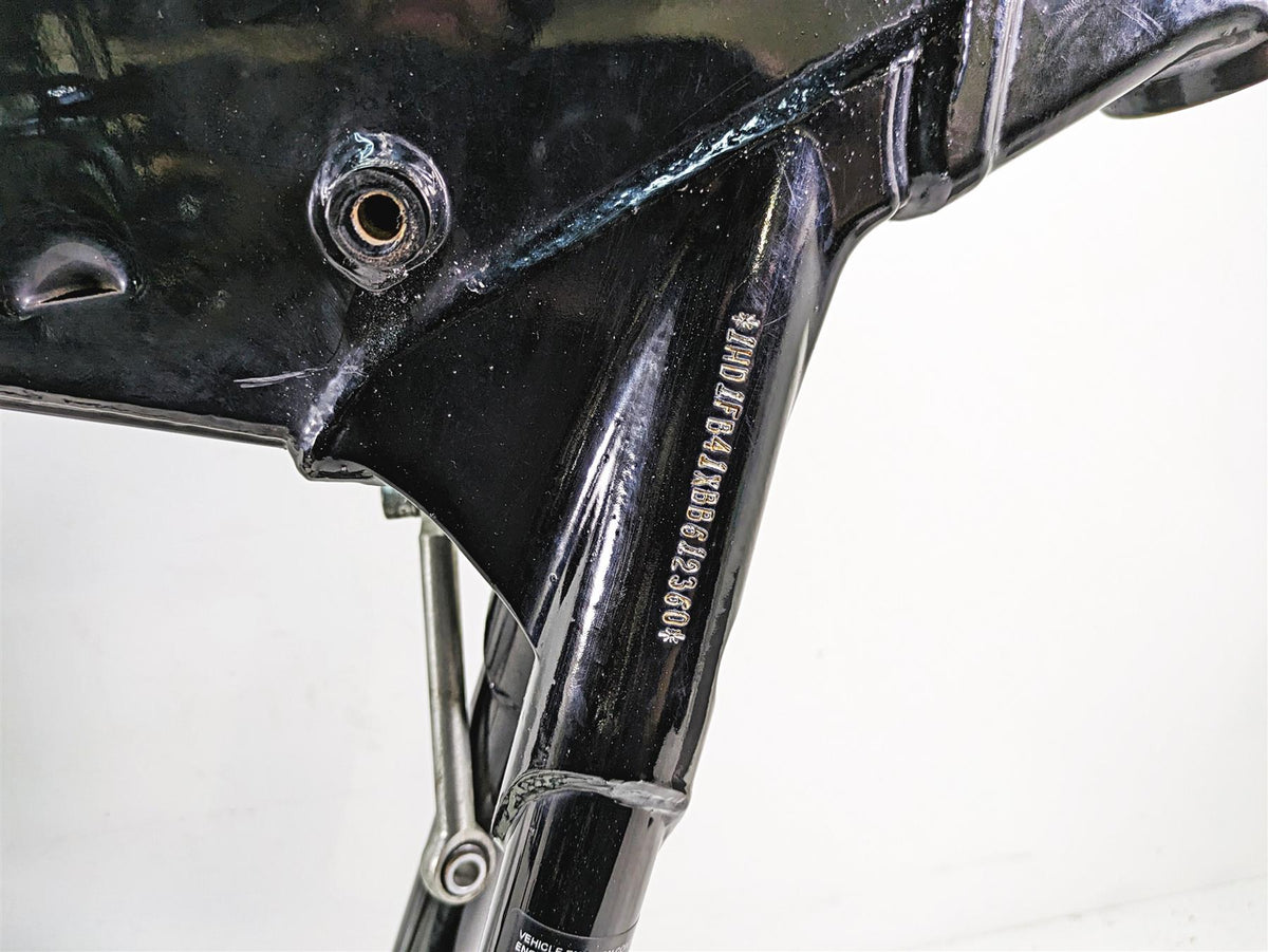 2011 Harley Touring FLHR Road King Straight Main Frame Chassis With Clean Texas Title - 47900-11BHP {{ shop.shopifyCountryName }} - Mototech271