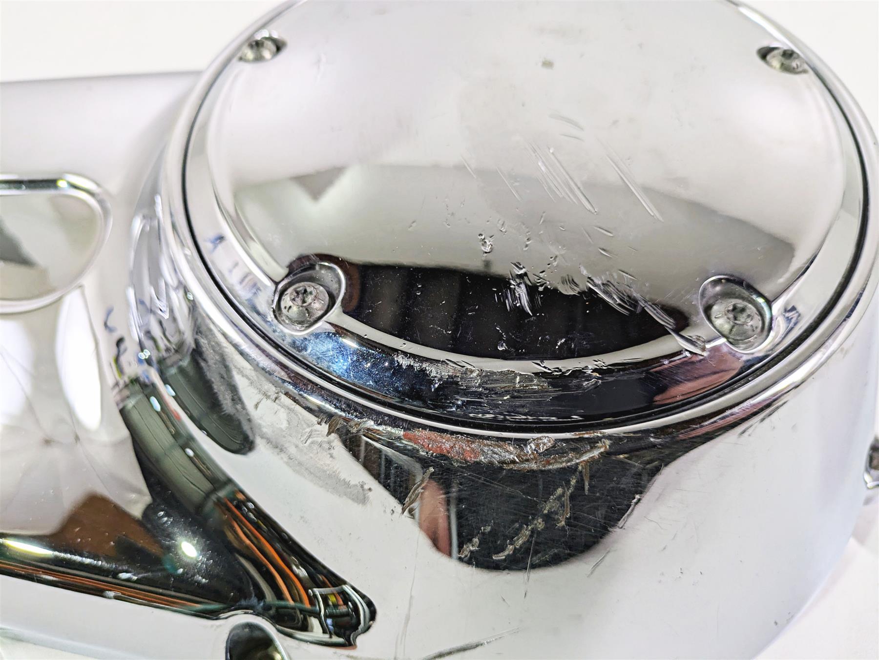 2011 Harley FXDC Dyna Super Glide Outer Primary Drive Clutch Cover 60764-06A {{ shop.shopifyCountryName }} - Mototech271