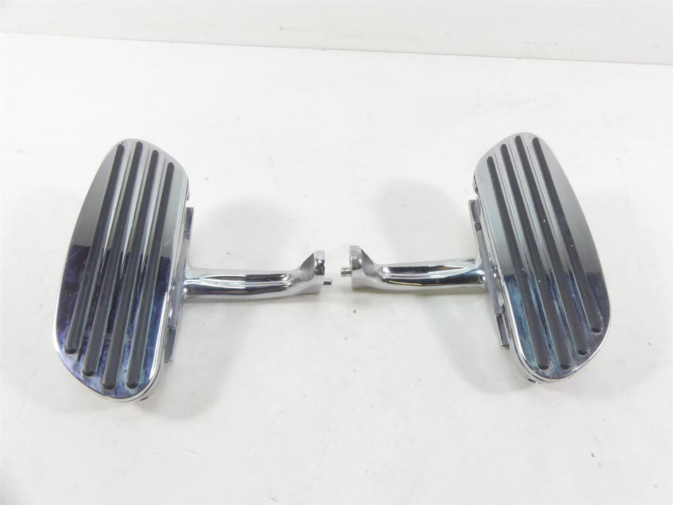 2004 Harley FLHTC SE CVO Electra Glide Rear Chrome Floorboard Set 47373-04 {{ shop.shopifyCountryName }} - Mototech271