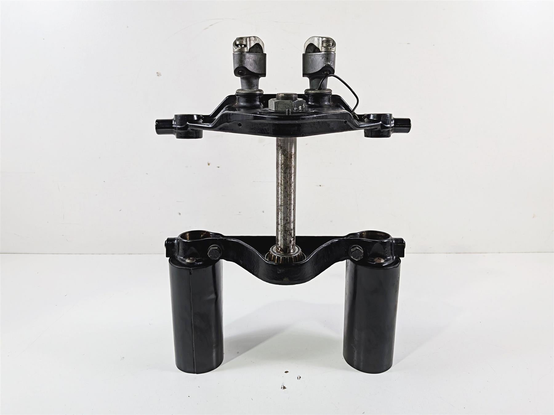 1990 Harley Touring FLHTC Electra Glide Upper Lower Triple Tree Set 45446-87A {{ shop.shopifyCountryName }} - Mototech271