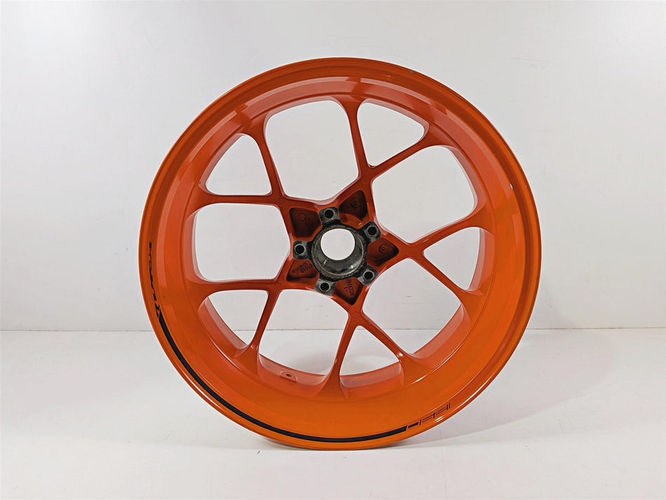 2018 KTM 1290 Super Duke R Straight Rear Orange 17x6 Wheel Rim 6130900114430-Mototech271