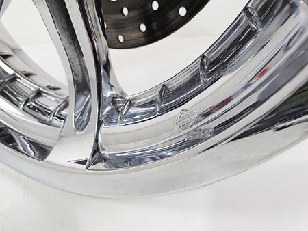2008 Harley FXDSE CVO Dyna Chrome Slotted Rear Wheel Rim 17x4.5 43972-08-Mototech271