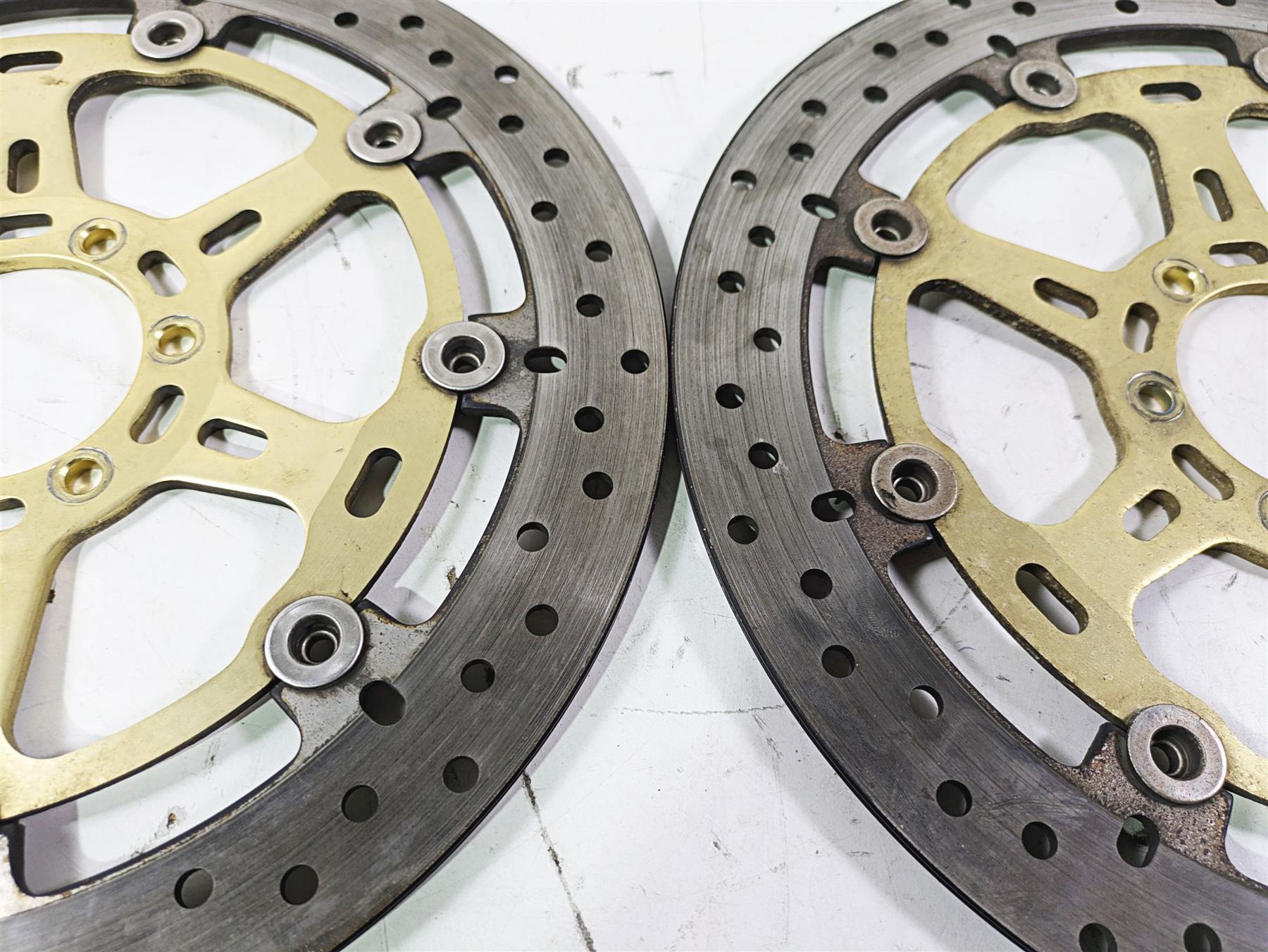 2008 Aprilia RSVR 1000 Factory Front Brake Rotor Disc Set AP8113926 {{ shop.shopifyCountryName }} - Mototech271
