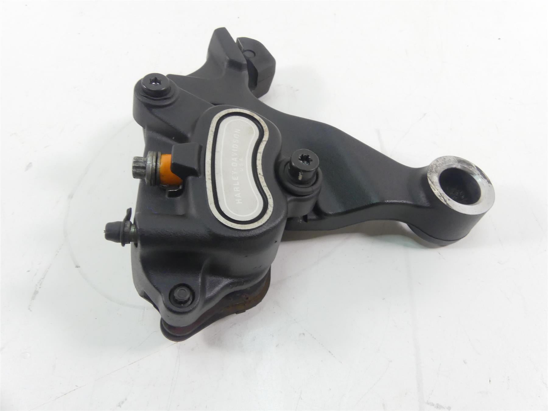 2014 Harley FXDF Dyna Fat Bob Rear Brake Caliper + 25mm Bracket 40908-08 {{ shop.shopifyCountryName }} - Mototech271