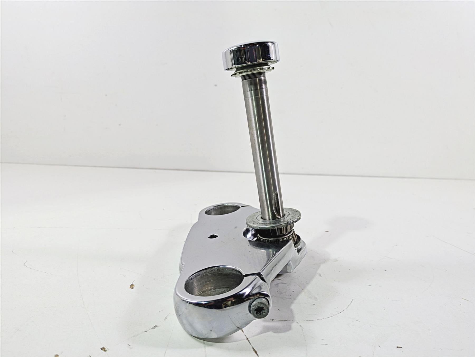 2009 Harley FXCWC Softail Rocker Lower Triple Tree Steering Clamp 49mm 46429-08 {{ shop.shopifyCountryName }} - Mototech271