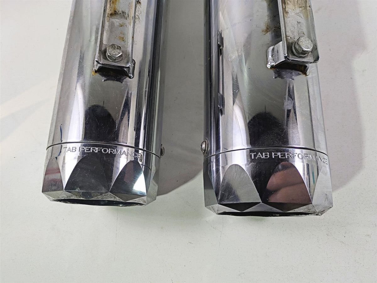 2021 Harley Touring FLTRX Road Glide Tab Perf 4.5" Slip-On Mufflers 121-1297 {{ shop.shopifyCountryName }} - Mototech271