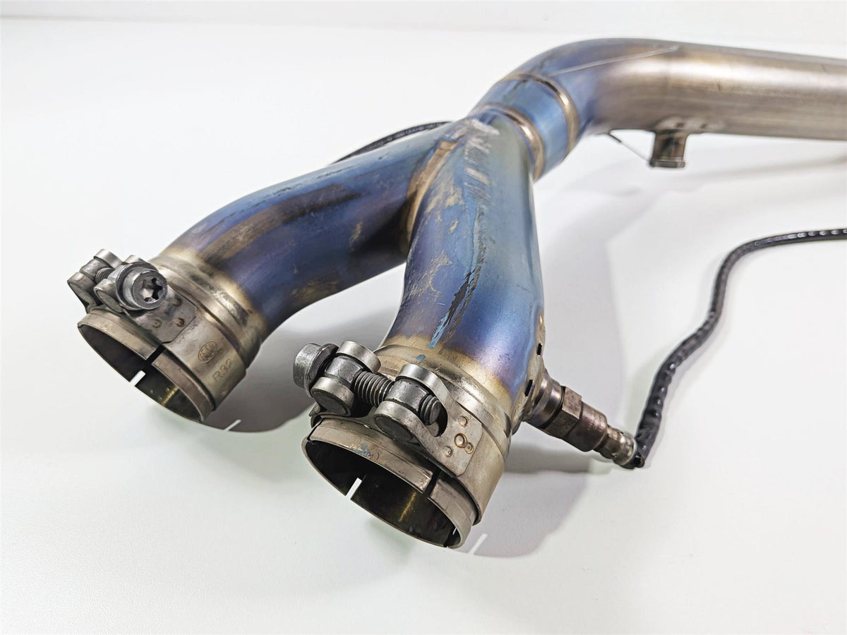 2023 Yamaha MT10 MTN1000 Akrapovic Exhaust Mid Link Pipe Titanium L-Y10SO19 {{ shop.shopifyCountryName }} - Mototech271