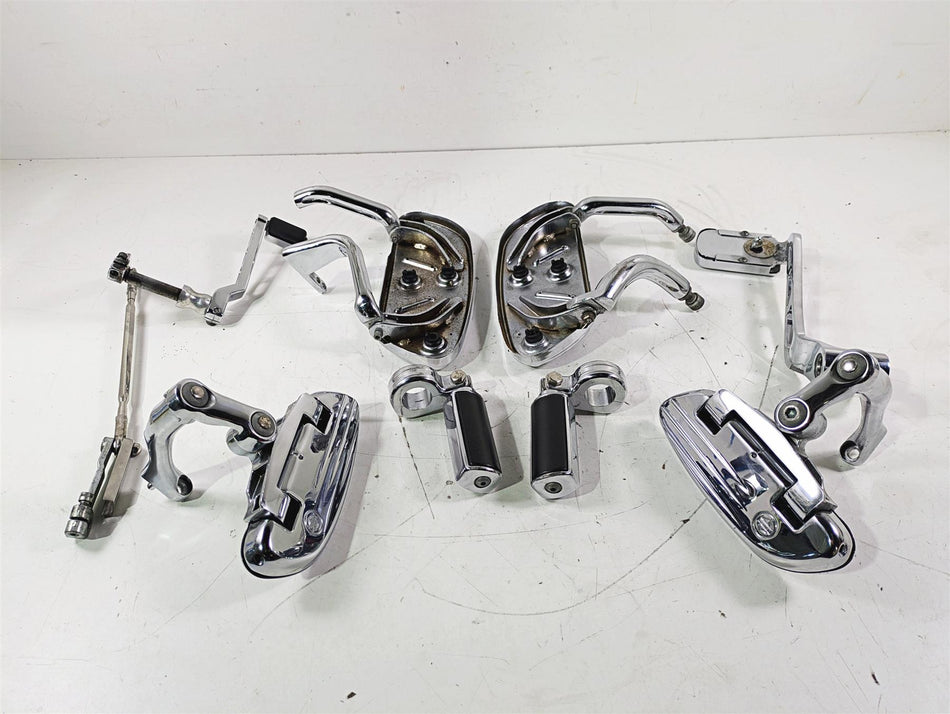 2007 Harley Touring FLHTCU SE CVO E-Glide Full Chrome Floor Board Set 50688-04 {{ shop.shopifyCountryName }} - Mototech271