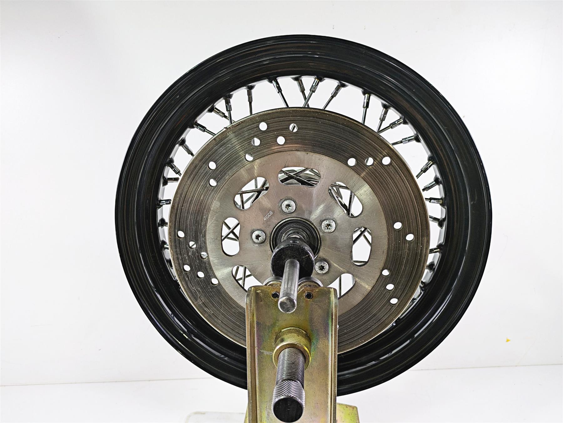 2009 Harley FLSTSB Cross Bones 16x3 Front Wheel Rim - Read 44937-08 {{ shop.shopifyCountryName }} - Mototech271
