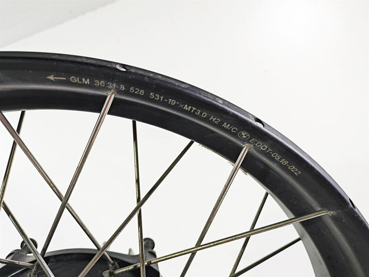 2015 BMW R1200GS Adv K51 GLM Front Wheel Rim Spoke 19x3 Wobble 36318528530 {{ shop.shopifyCountryName }} - Mototech271