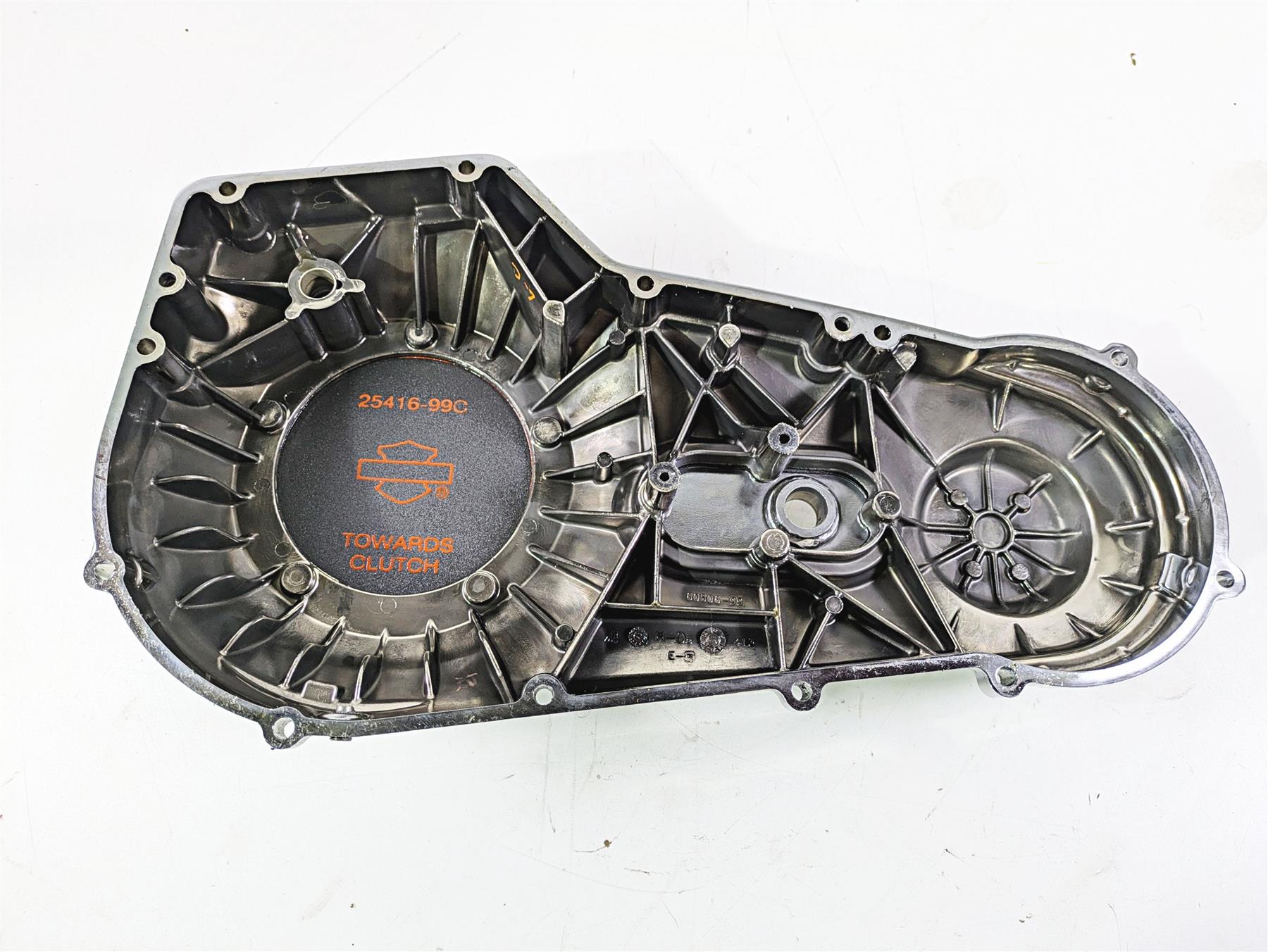 2002 Harley Dyna FXDL Low Rider Outer Primary Drive Clutch Cover 60506-99 {{ shop.shopifyCountryName }} - Mototech271