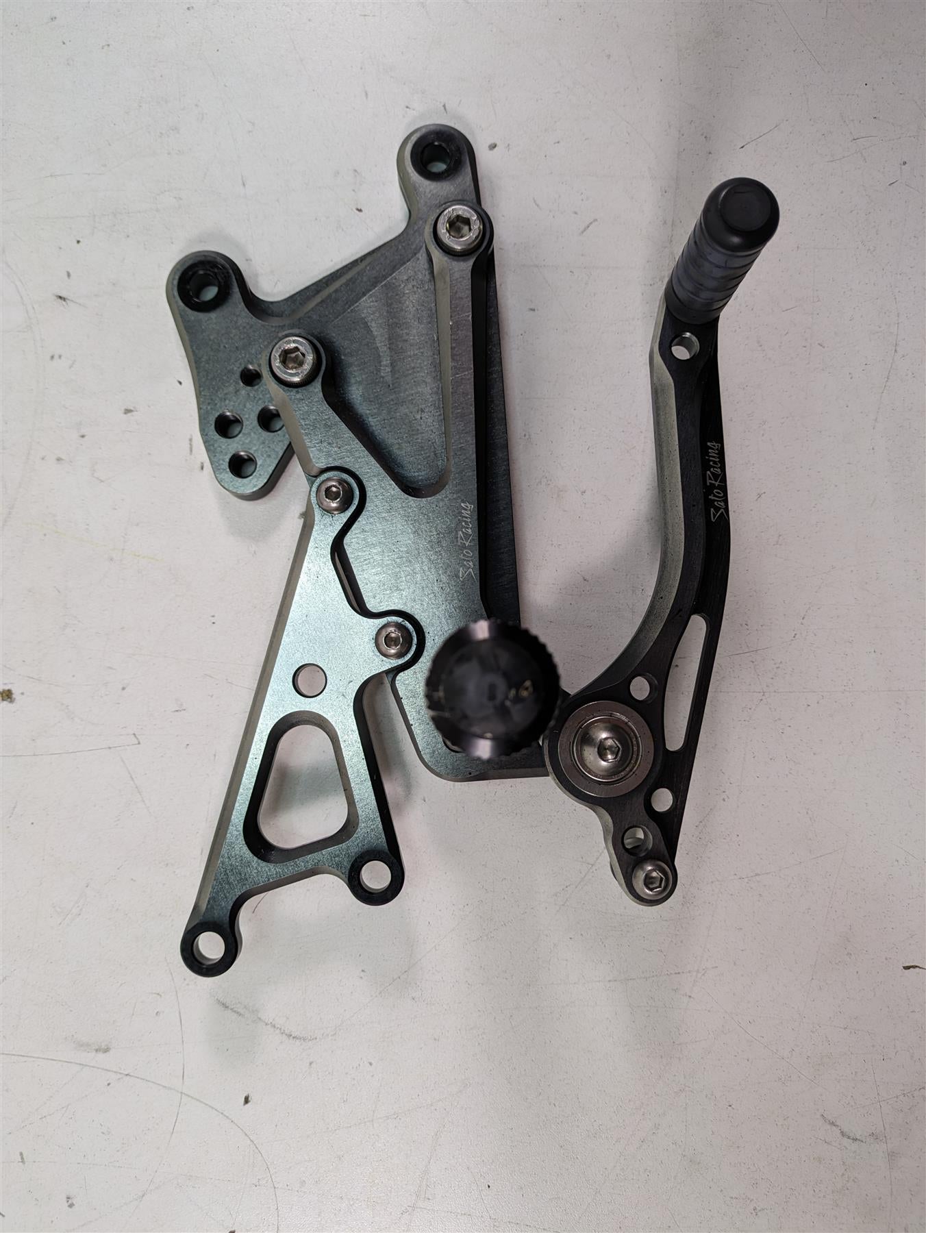 2007 Yamaha R1 YZFR1 Sato Racing Rear Set Footpeg Set -Read Y-R107RS-BK {{ shop.shopifyCountryName }} - Mototech271