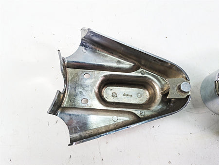 2000 Harley FXSTS Softail Springer Kuryakyn Chrome Rear Axle Cover Set 8202 {{ shop.shopifyCountryName }} - Mototech271