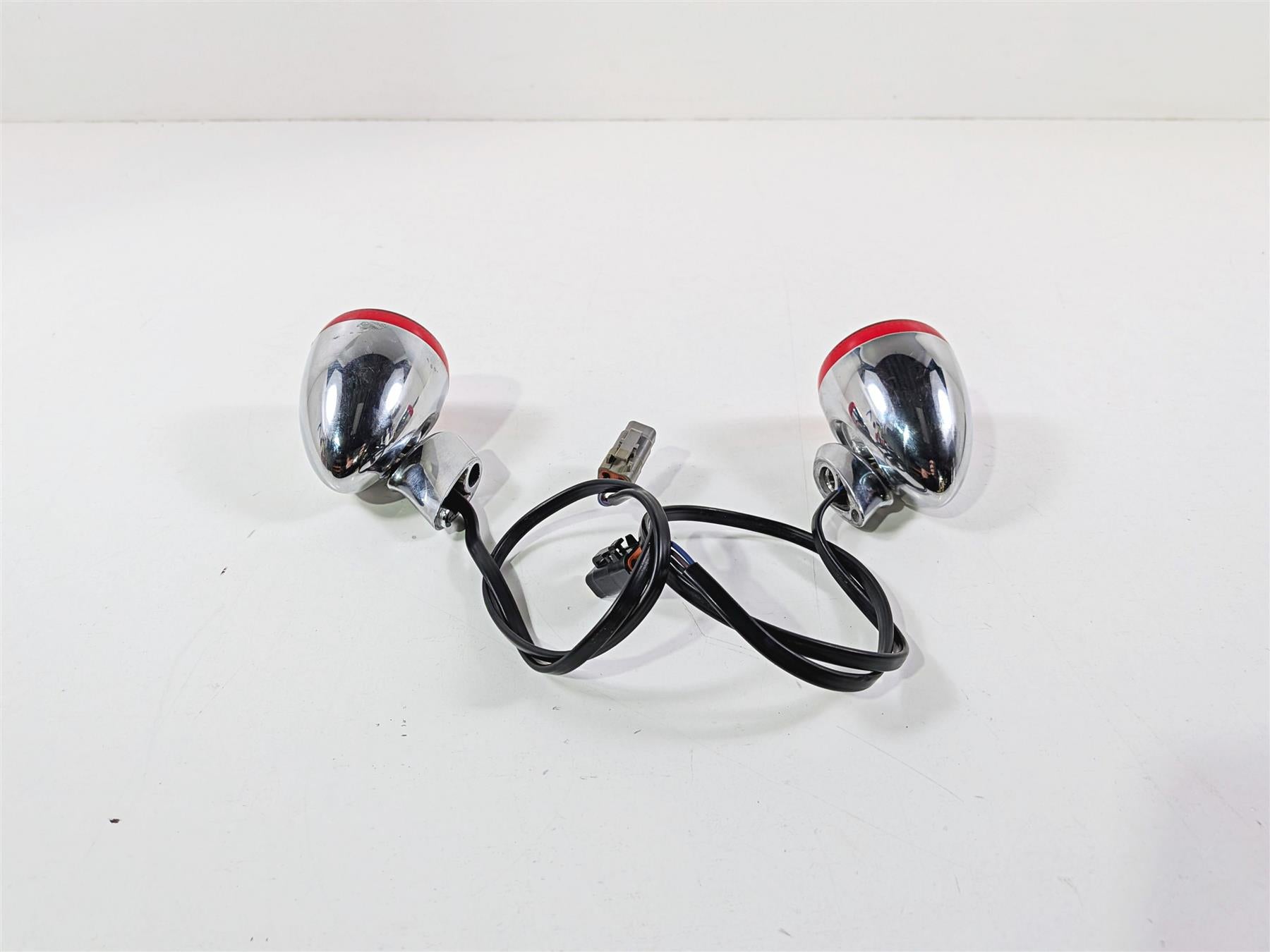 2014 Harley FXSB Softail Breakout Rear Blinker Turn Signal Set 67800223-Mototech271