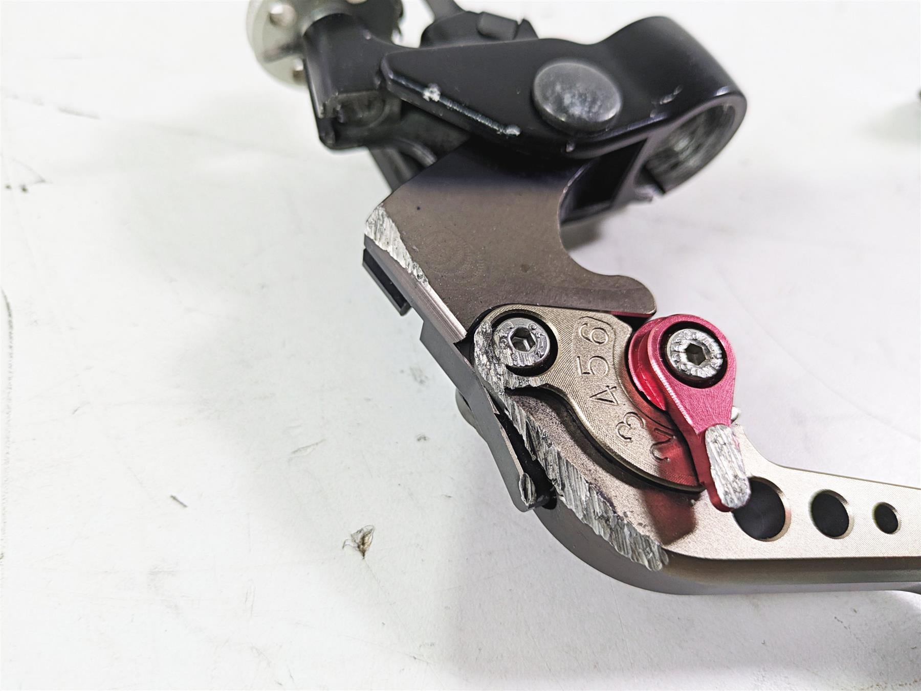 2008 Suzuki GSXR600 Clutch Perch & Both Aftermarket Adjustable Short Levers {{ shop.shopifyCountryName }} - Mototech271