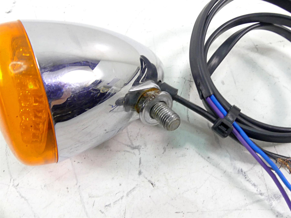 Harley Davidson Touring Softail Dyna Sportster Chrome Left or Right Front Blinker Turn Signal {{ shop.shopifyCountryName }} - Mototech271