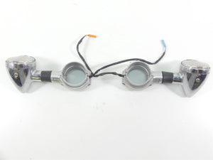 2006 Honda VTX1800 C2 Front Blinker Turn Signal & Clamp Set - Read 33400-MCV-N11