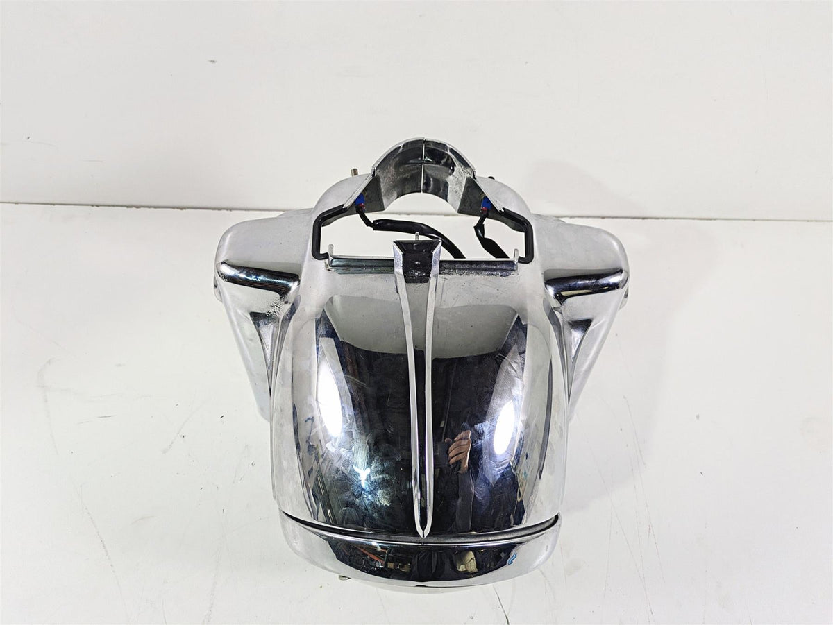 2005 Harley Touring FLHRI Road King Headlight Nacelle Lamp Covers 67674-03B {{ shop.shopifyCountryName }} - Mototech271