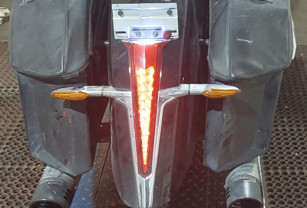 2012 Victory Cross Country Rear Taillight Tail Light Brake Lamp Lens 2411623 {{ shop.shopifyCountryName }} - Mototech271